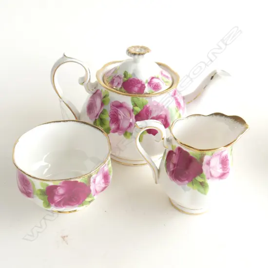 OER 3PC TEASET  RA TEAPOT CREAM & SUGAR