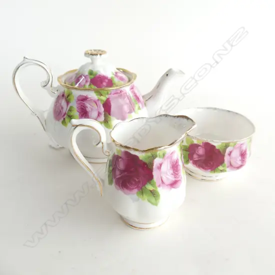 OER 3PC TEASET  RA TEAPOT CREAM & SUGAR