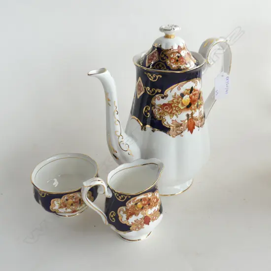 RA HIERLOOM PAT COFFEE POT CREAM & SUGAR