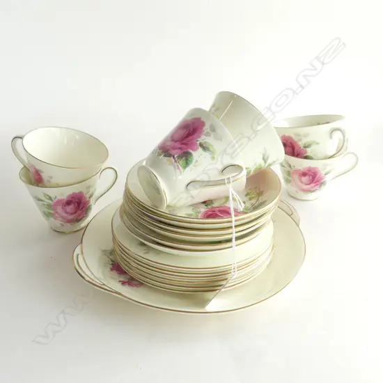 RD TEASET 6CSPS &SANDWICH PLATE JUNE PAT