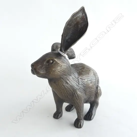 BRONZED HARE / RABBIT H.225mm