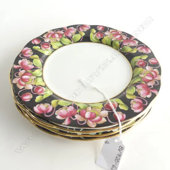 4 ROYAL ALBERT ASST 'PROVINCIAL FLOWERS' PLATES DIA 210MM