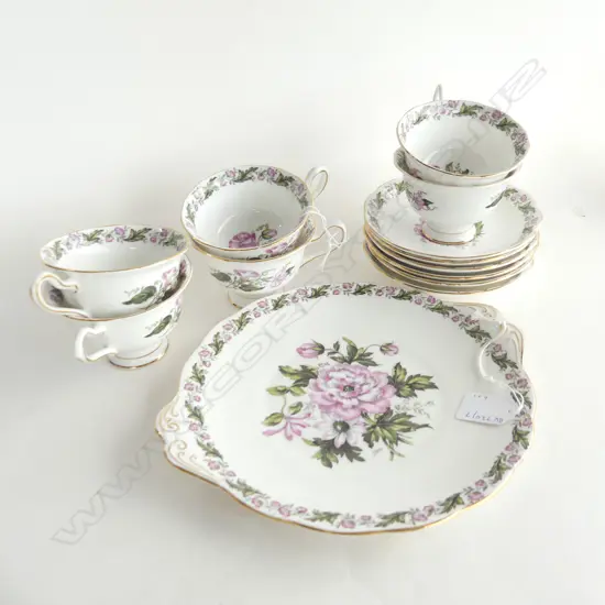 6 R/A C/S & CAKE PLATE COTSWOLD PAT