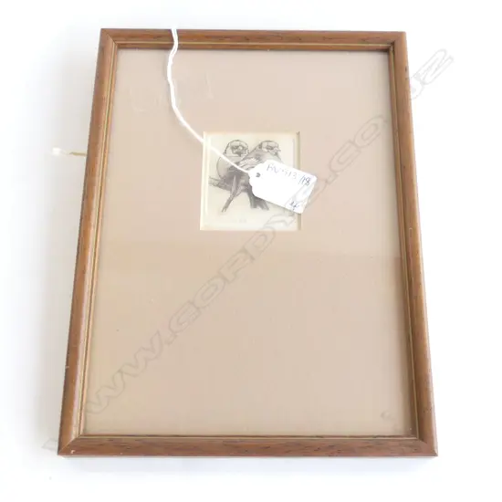 RUSSELL JACKSON 'GOLDFINCH' ETCHING 11/750 60x55mm