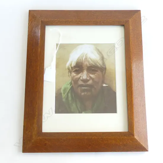 RARE C. F. GOLDIE LITHOGRAPH 'COMPLACENCY' TAKAREA TE HEU HEU 170x140mm