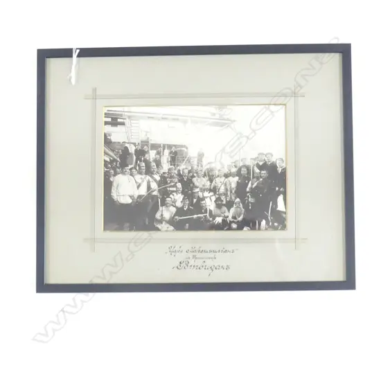 RUSSIAN NAVAL PHOTOGRAPH c.1900 180x260mm