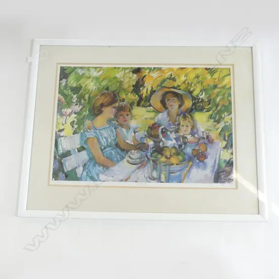 LGE EVELYN PAGE PRINT 'SUMMER DAY' 525x765mm