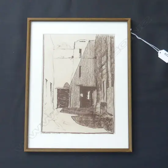 JOHN WEEKS - MOROCCAN BUILDINGS - PASTEL 265 X 190MM