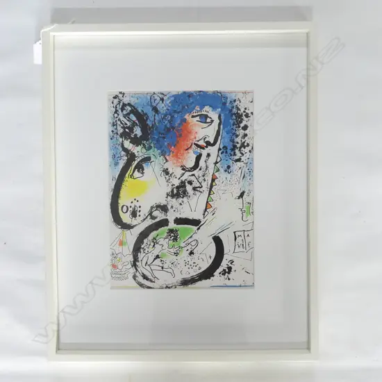 MARC CHAGALL PRINT - SELF PORTRAIT 1960 305x225mm
