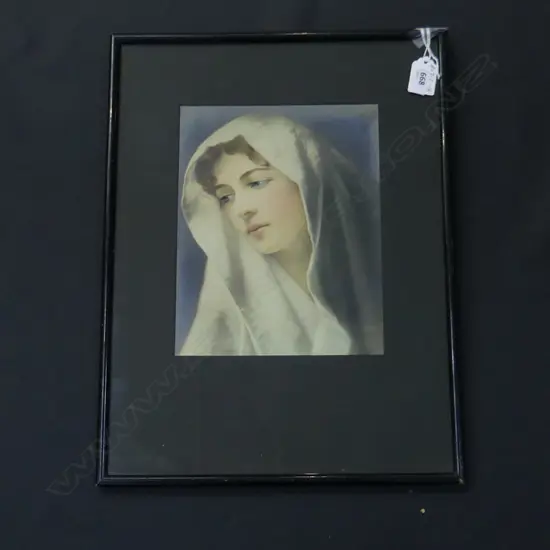 SMALL RELIGIOUS MADONNA PRINT, 400 x 300mm