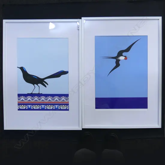 TWO AUTHORISED COPY DON BINNEY PRINTS, 460 x 670MM NOT BARRY LETT MUTIPLES