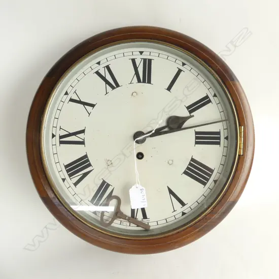 VINTAGE ENGLISH WALL CLOCK 370mm dia
