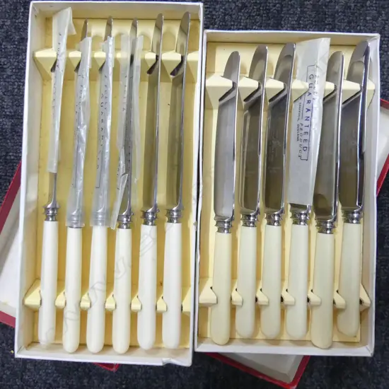 TWO BOXES OF VINTAGE KNIVES