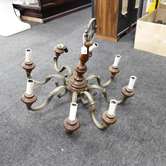 LGE 8 ARM CHANDELIER 600mm dia