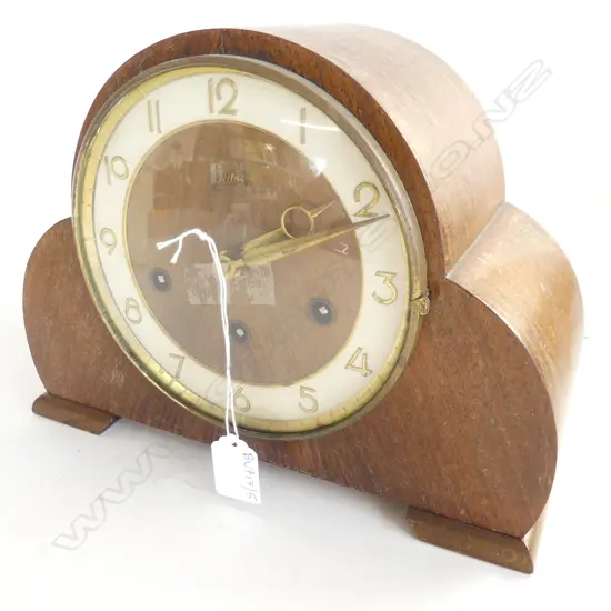'JUBA' DECO MANTLE CLOCK W.290mm