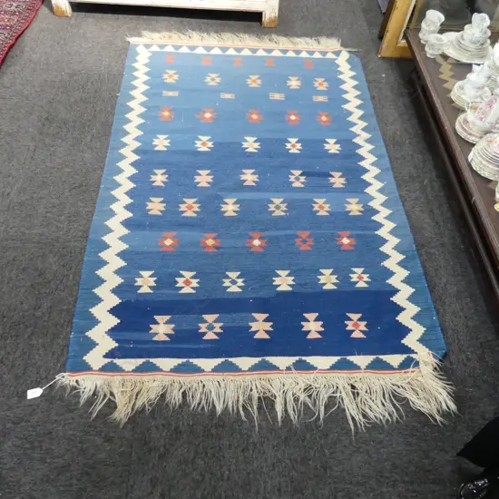 BLUE KELIM RUG 2100x1100mm