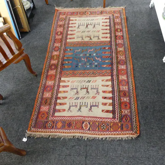PICTORIAL KELIM RUG 1850x1000mm