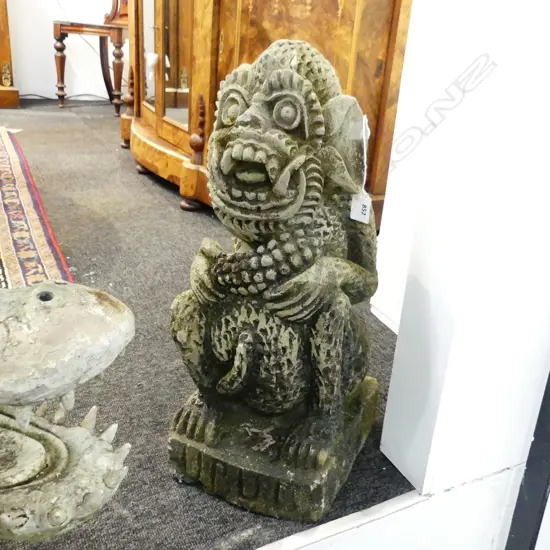 CONCRETE INDONESIAN MYTHICAL FIGURE H.530mm