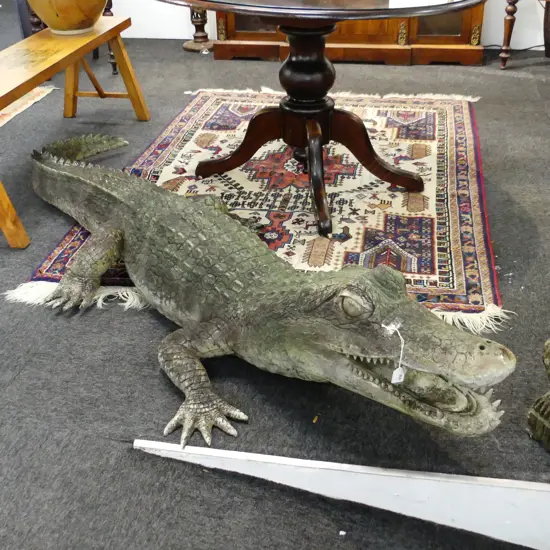 LGE RESIN GARDEN CROCODILE L.2100mm