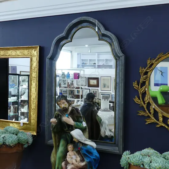 LG TIN PLATE FRAMED WALL MIRROR 700 X 1100MM