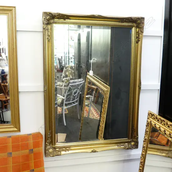 LGE GILT FRAMED MIRROR 1060x760mm