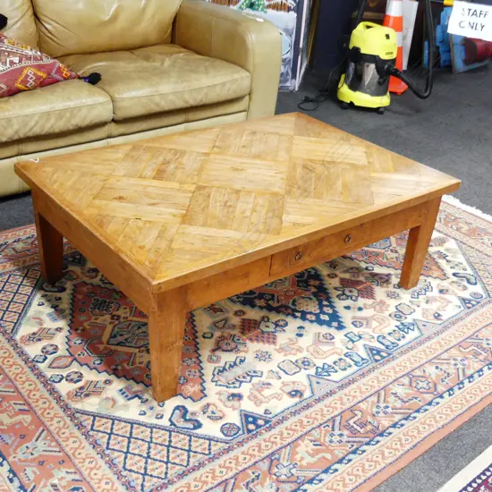 TEAK COFFEE TABLE 1190x815x420mm