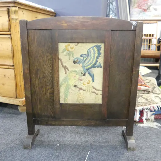 OAK FIRE SCREEN 