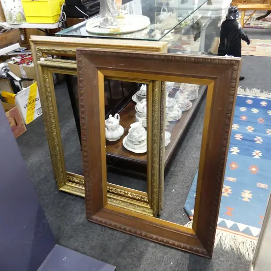 3 LARGE EMPTY ART FRAMES