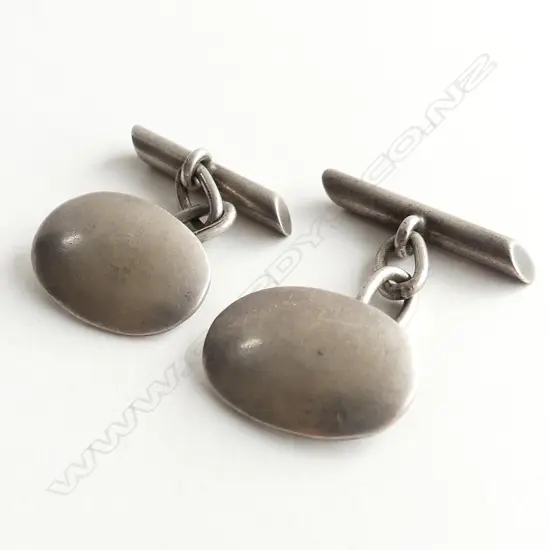 STG SILVER CUFFLINKS 