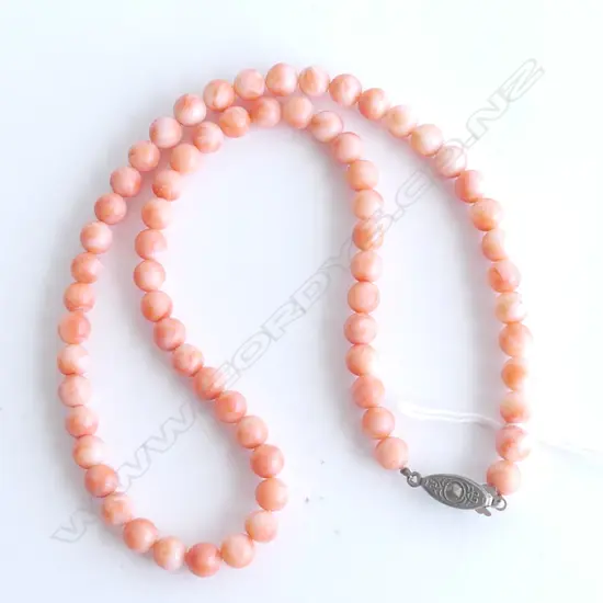 CORAL BEAD NECKLACE