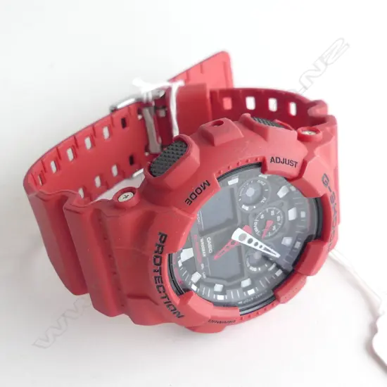 RED G SHOCK WATCH