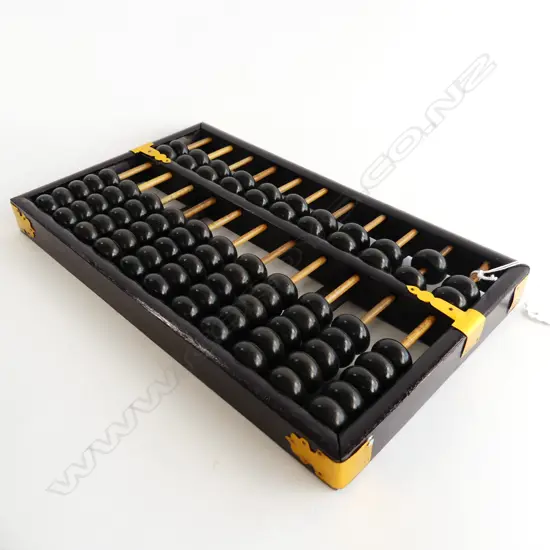 CHINESE EBONISED ABACUS 320x185mm