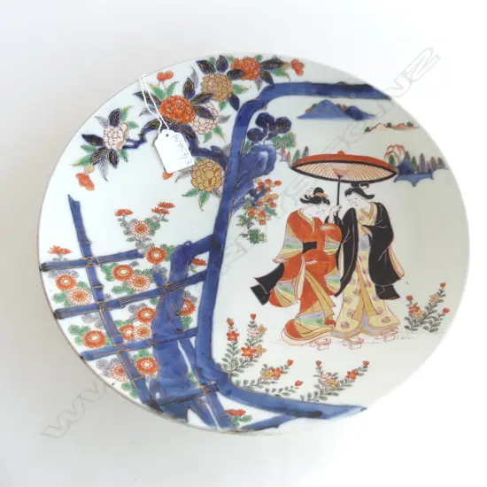 JAPANESE MEIJI PERIOD IMARI CHARGER 310mm dia
