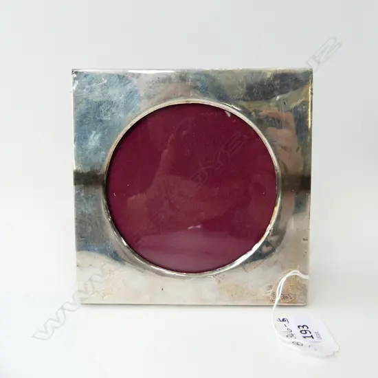 STG SILVER PHOTO FRAME, BIRM. 1909  135 x 135MM