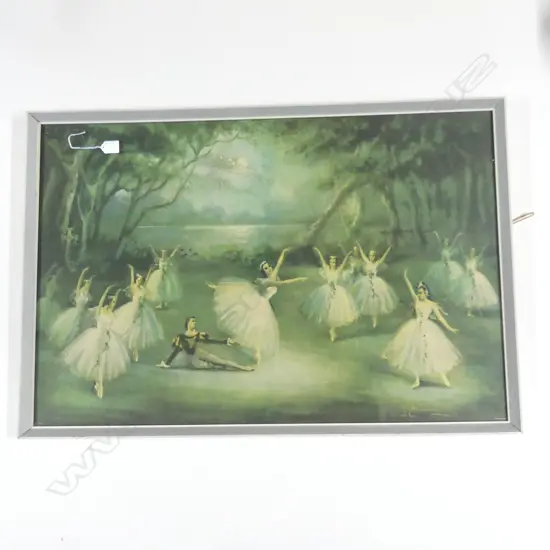 LGE RETRO BALLET PRINT - GISELLE BY CARLOTTA EDWARDS 600x900mm