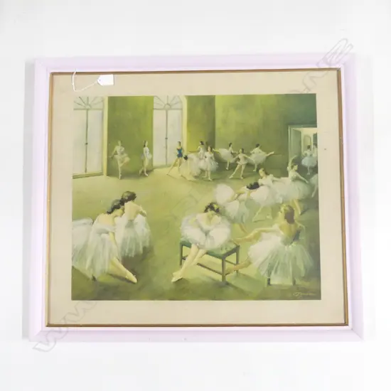 LGE RETRO PRINT - CARLOTTA EDWARDS 'THE BALLET SCHOOL' 570x660mm
