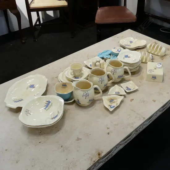 46 PCE BESWICK 'BALLET' PART DINNER SERVICE
