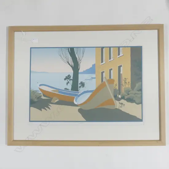 LGE SIGNED PRINT 'WATERSIDE' 40/70 430x620mm