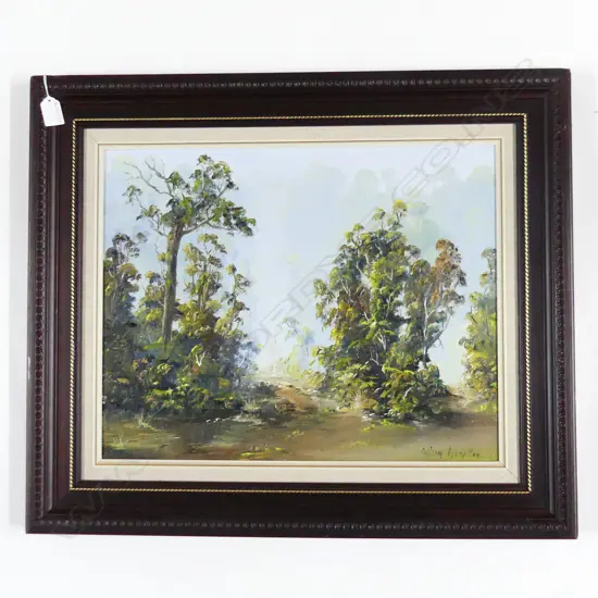 COLLEEN HAMILTON 'BUSH TRACK' OIL 390x495mm