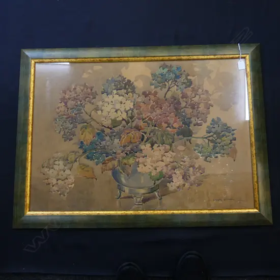 GWYNETH RICHARDSON, STILL LIFE, WATERCOLOUR, SIGNED 790 X 550MM