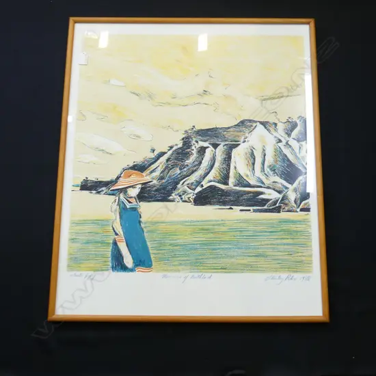 STANLEY PALMER LITHOGRAPH ARTIST'S PROOF PRINT 'MEMORIES OF NORTHLAND' 780x650mm