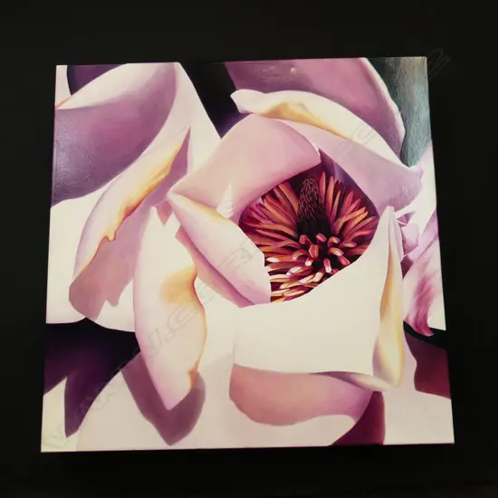 JENNIFER HARMES 'SPRING MAGNOLIA', PRINT ON CANVAS  750 X 750MM