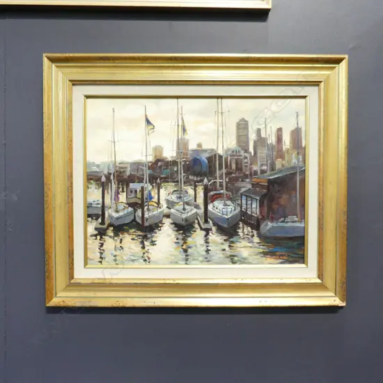 MARY MAI 'MORNING AT WESTHAVEN' OIL 340x450mm