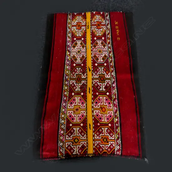 OLD TURKISH KELIM GRAIN BAG / CUSHION COVER 1100 X 750mm striped back