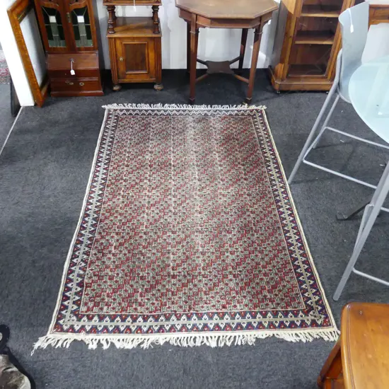 HAND KNOTTED 100% COTTON RUG 1900 X 1200MM 