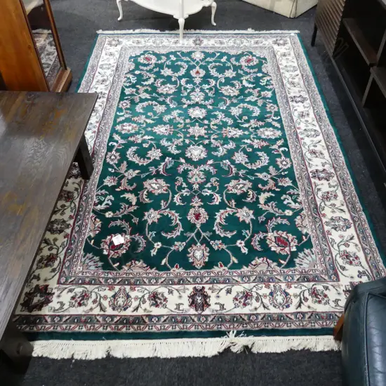 LG INDO PERSIAN KASHAN RUG, 1740 X 2640MM