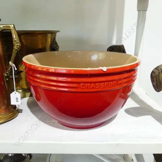 LGE RED CHASSEUR MIXING BOWL H.165 / 285mm dia