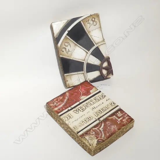 2 SID DICKENS MEMORY TILES 'MUSICA' & 'ROULETTE'