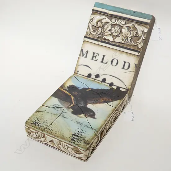 2 SID DICKENS MEMORY TILES 'BIRD IN FLIGHT' & 'MELODY' 