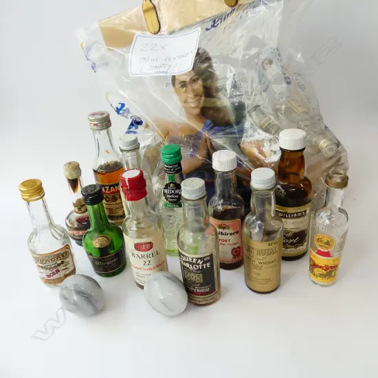 BAG ASST. MINI LIQUEUR BOTTLES 